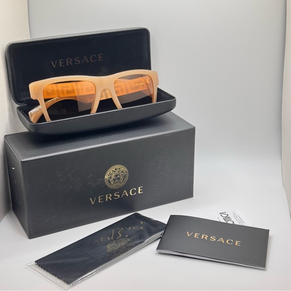 Versace - Nude translucent sunglasses Mod 4445 - 54-19-145. NWT - Picture 16 of 16